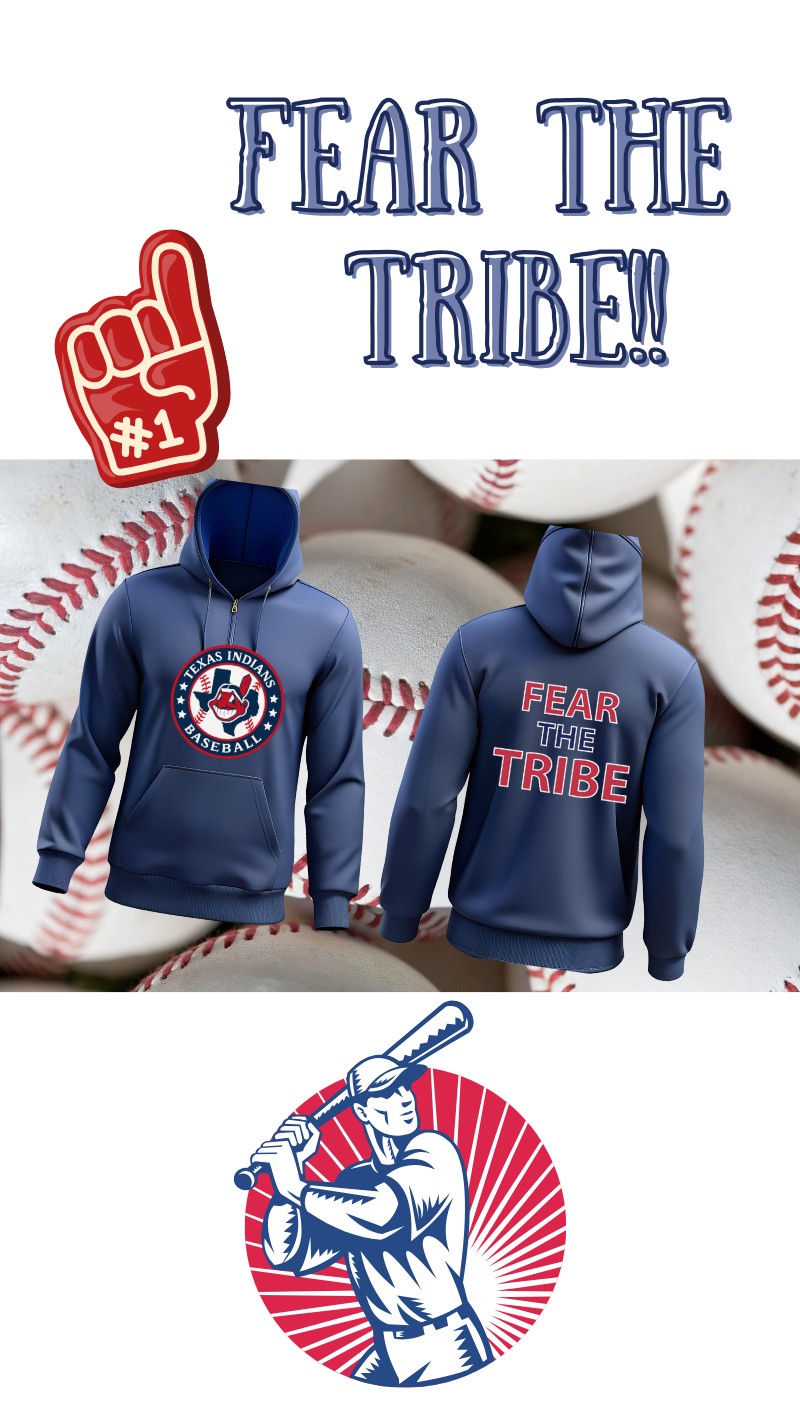 Indians Hoodie - Fear the tribe