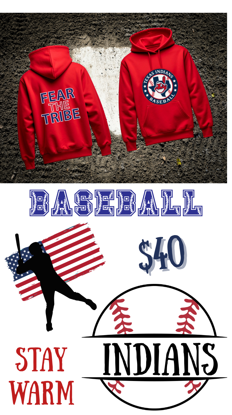 Indians Hoodie - Fear the tribe